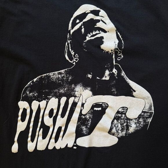 Pusha T Official Daytona Black Shirt Size 3XL Clipse Hip Hop Tour Merch Rap Tee - Picture 2 of 4